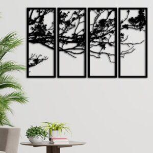 Панно - "Веточка" – 4 рамки