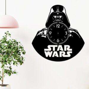 Часы Star wars (Дарт Вейдер) – Чертеж часов для лазерного станка в DXF