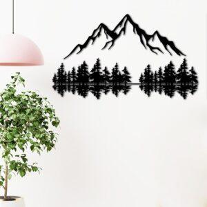 Панно - "Горы и ёлки" Макеты для лазерной резки