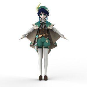 Genshin Impact 3D модели (Геншин Импакт) FBX - 41 модель