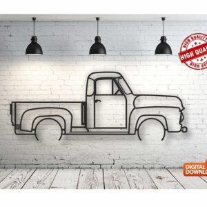 OLD TRUCK-HKN – Панно, чертеж в DXF формате