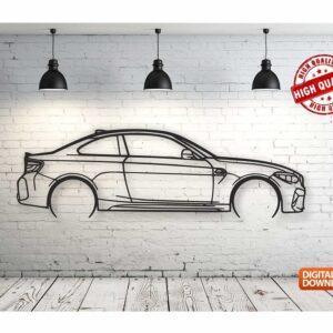 BMW m2 f87 – Панно, чертеж в DXF формате