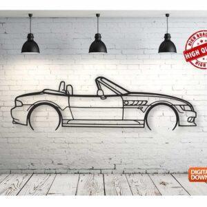 BMW z3 – Панно, чертеж в DXF формате