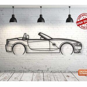 BMW z4m roadster – Панно, чертеж в DXF формате