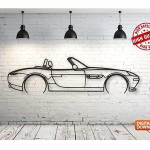 BMW z8 – Панно, чертеж в DXF формате
