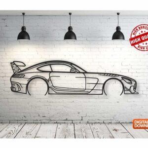 Mercedes amg gt – Панно, чертеж в DXF формате