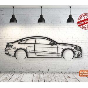 Mercedes e53 amg – Панно, чертеж в DXF формате